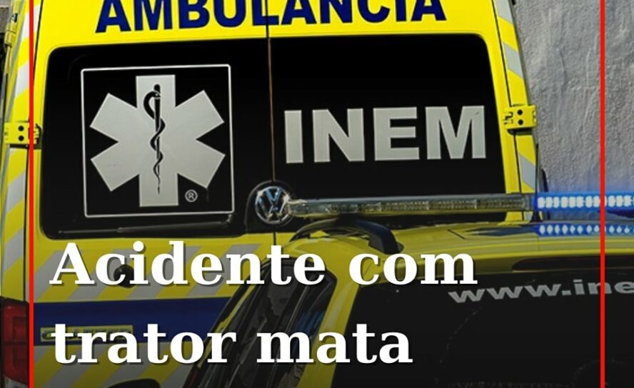 Um homem, de 74 anos, morreu hoje num acidente com um trator agrícola em Nisa