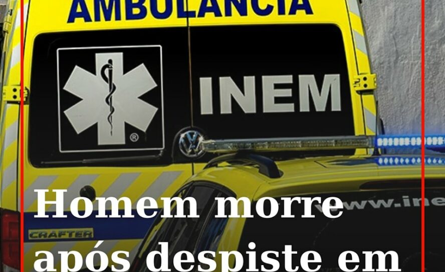 Um homem perdeu a vida este domingo após o automóvel em que seguia se ter despis