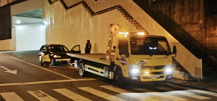 Automóvel avariado em Castelo Branco condiciona trânsito