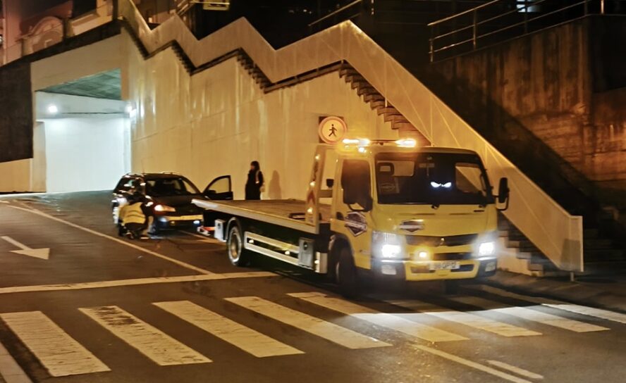 Automóvel avariado em Castelo Branco condiciona trânsito