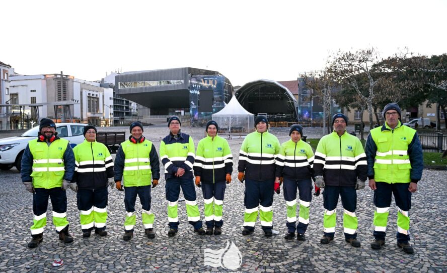 Castelo Branco com limpeza eficiente: Passagem de Ano contou com os Serviços Mun
