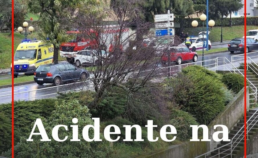 Colisão violenta na Covilhã