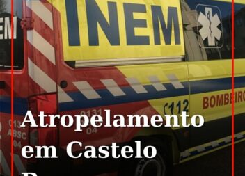 Criança e mulher atropeladas em Castelo Branco