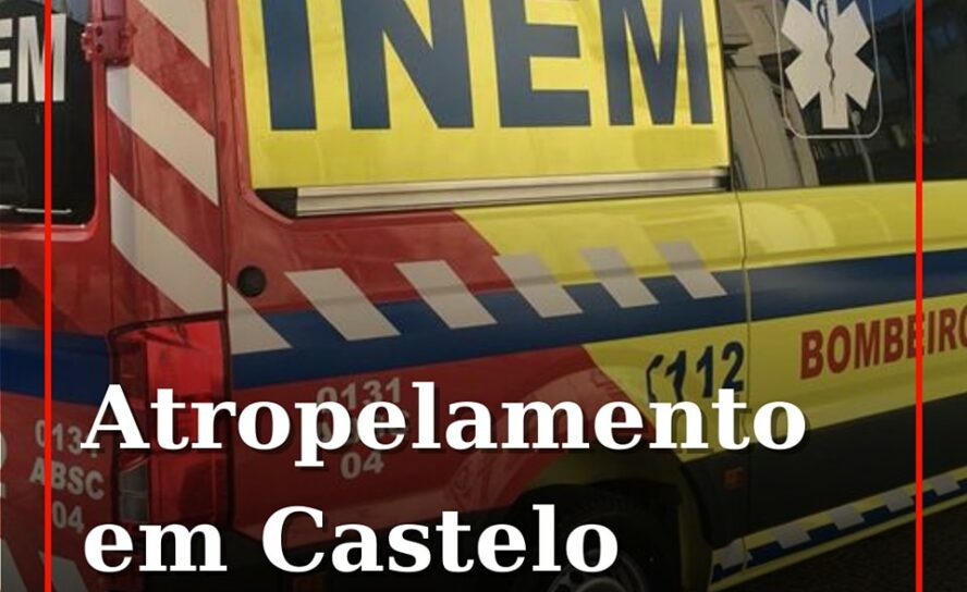 Criança e mulher atropeladas em Castelo Branco