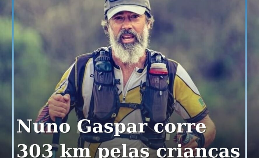 Da Serra da Estrela ao mar da Nazaré: Nuno Gaspar corre 303km pelas crianças de