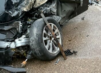 Despiste em Portalegre causa um ferido e elevados danos materiais