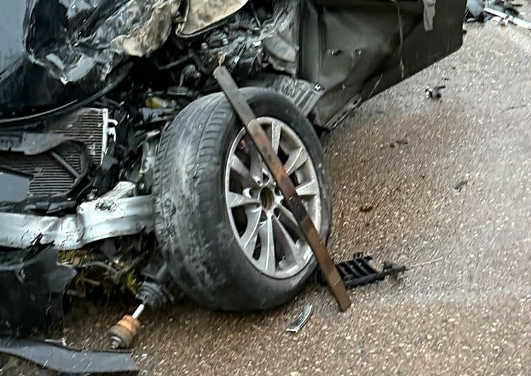 Despiste em Portalegre causa um ferido e elevados danos materiais