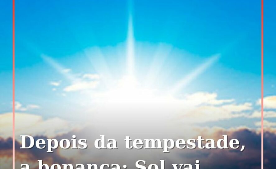 Dias soalheiros previstos para os próximos dias