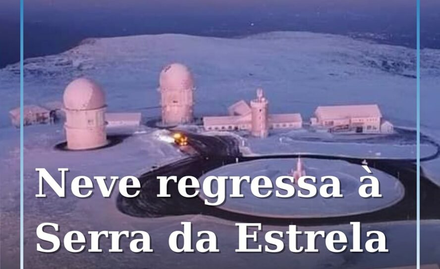 Serra da Estrela: Flocos de neve voltam a cair amanhã