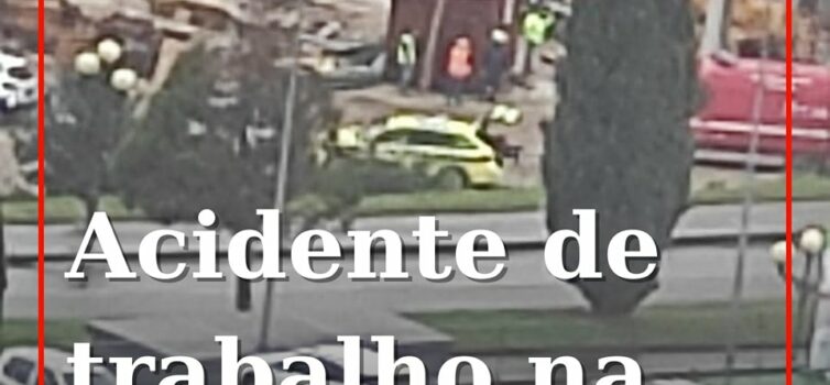 Uma pessoa ficou ferida enquanto trabalhava na Alameda da Europa