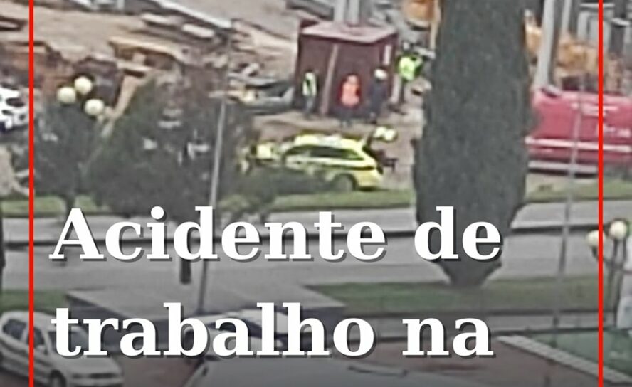 Uma pessoa ficou ferida enquanto trabalhava na Alameda da Europa
