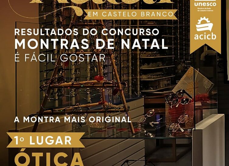 Vencedores do Concurso das Montras de Natal em Castelo Branco