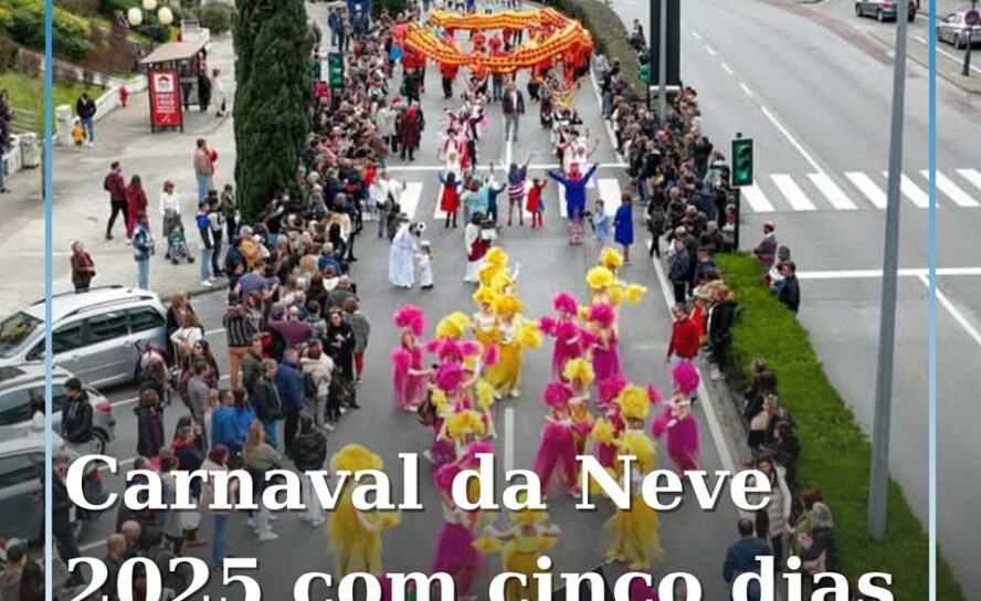 Carnaval da Neve 2025 promete cinco dias de festa e tradição na Covilhã