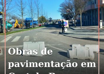 Castelo Branco: Obras de pavimentação