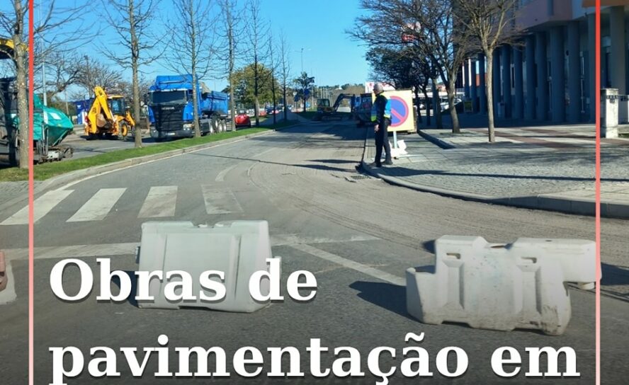 Castelo Branco: Obras de pavimentação