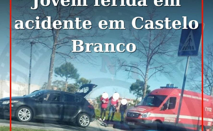 Colisão em Castelo Branco origina um ferido