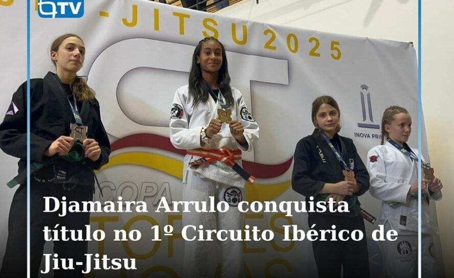 Djamaira Arrulo conquista título no 1.º Circuito Ibérico de Jiu-Jitsu