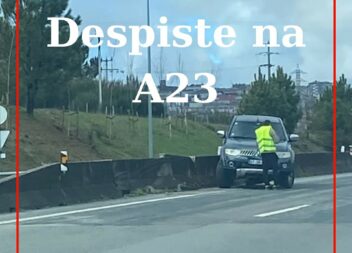 Guarda: o despiste de um veículo ligeiro de passageiros ocorreu ao final desta m