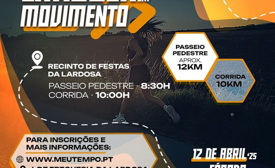 “Lardosa em Movimento” estreia a 12 de abril com corrida e caminhada
