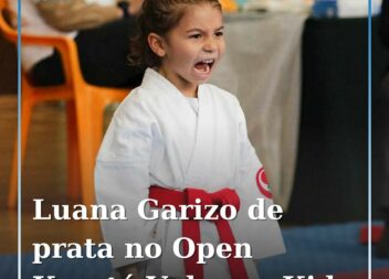 Luana Garizo conquista prata no Open Karate Valongo Kids 2025