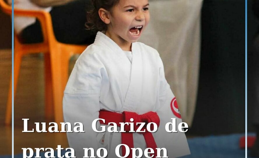Luana Garizo conquista prata no Open Karate Valongo Kids 2025