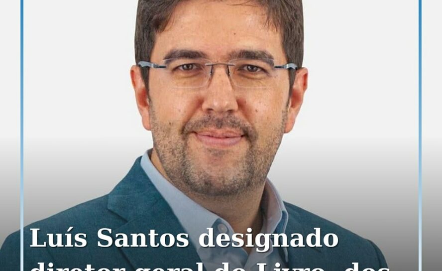 Ministra da Cultura designa Luís Filipe Santos diretor-geral do Livro