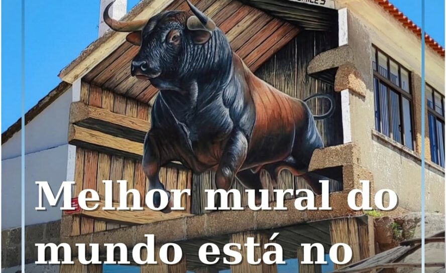 Mural de Touro em Alfaiates eleito Melhor do Mundo em 2024