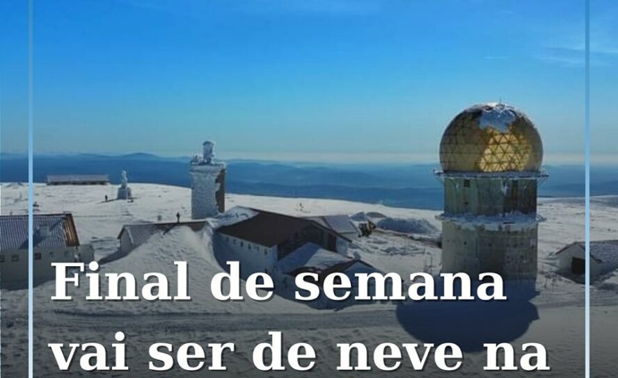 O Instituto Português do Mar e da Atmosfera (IPMA) prevê a ocorrência de neve no