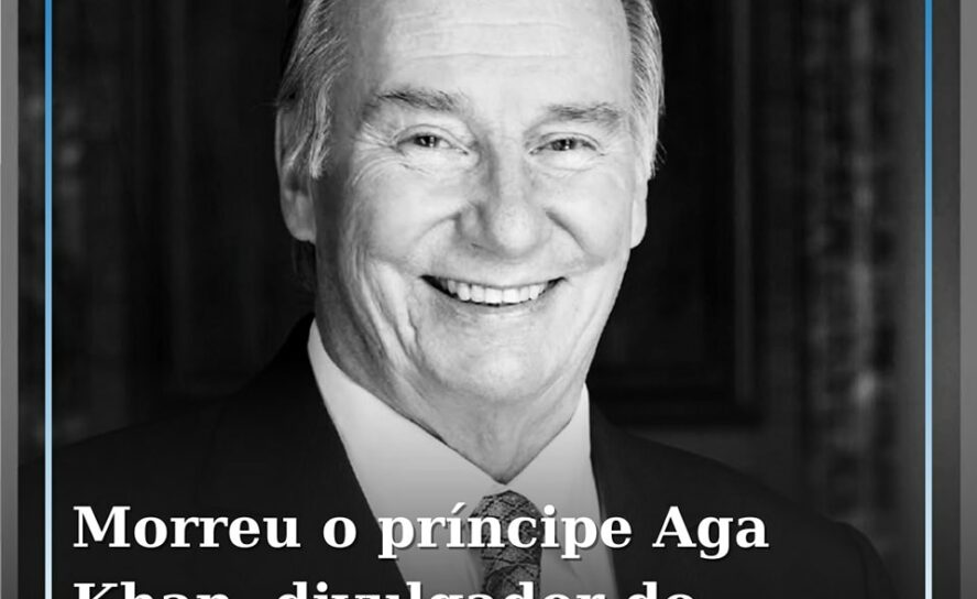 O príncipe Karim Aga Khan IV