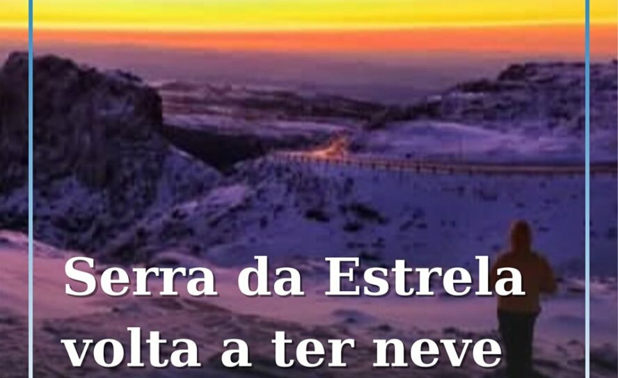 Queda de neve vai regressar à Serra da Estrela