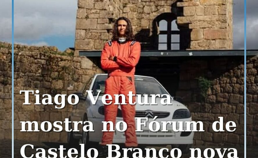 Tiago Ventura exibe nova imagem no Fórum Castelo Branco