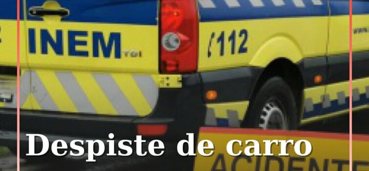 Vítima evacuada para o Hospital de Castelo Branco