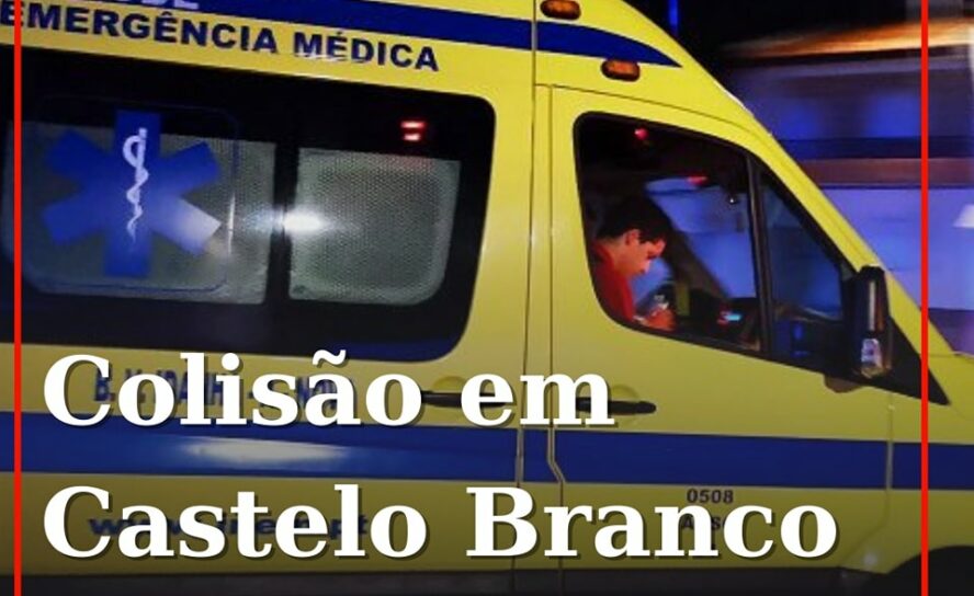 Acidente em Castelo Branco envolve ligeiro e motociclo