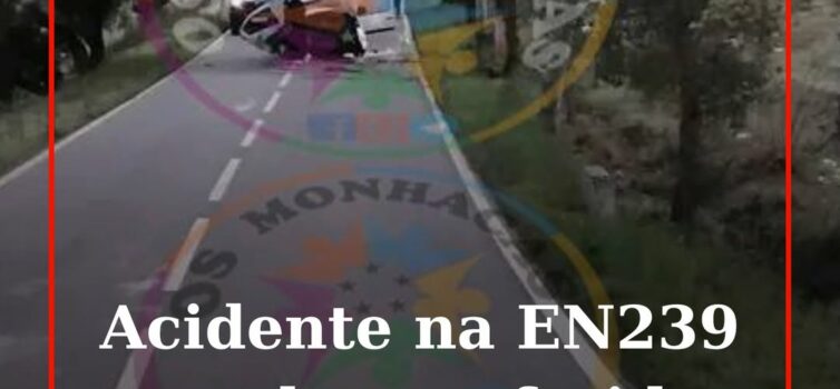 Acidente na EN239 causa ferido leve
