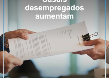 Casais desempregados sobem em fevereiro 2