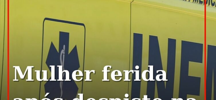 Despiste de automóvel provoca um ferido