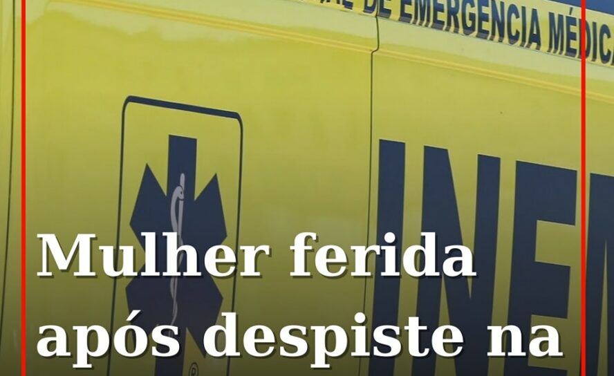 Despiste de automóvel provoca um ferido