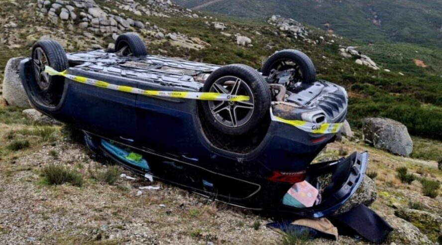 Despiste violento na Serra da Estrela origina dois feridos