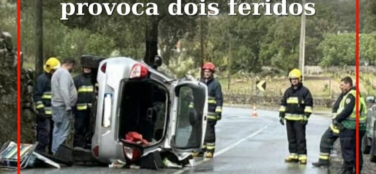 Dois feridos em despiste na Estrada Municipal 1027