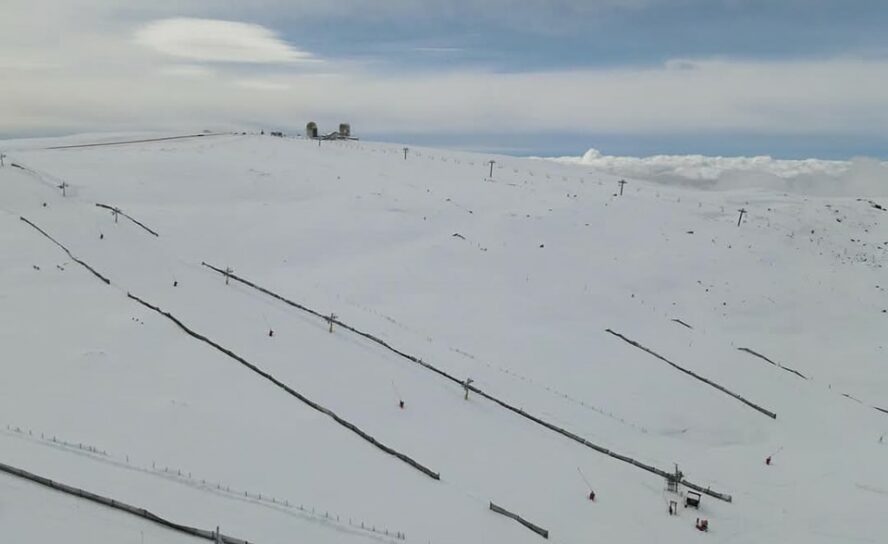 Estância de Ski da Serra da Estrela abre mais pistas após grande nevão