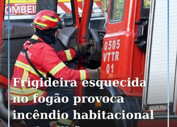 Frigideira esquecida no fogão provoca incêndio em habitação na Covilhã