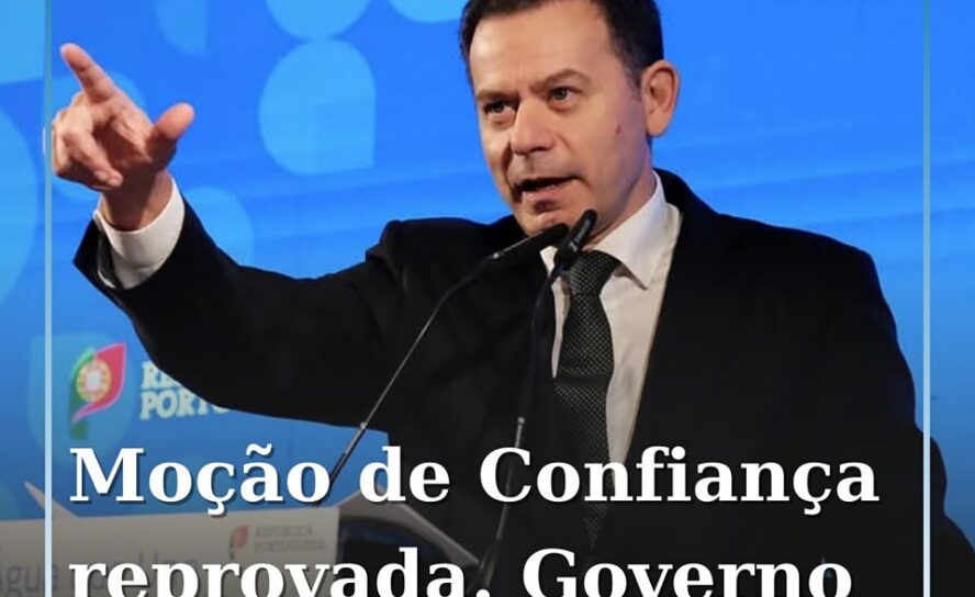 Governo cai após chumbo da moção de confiança