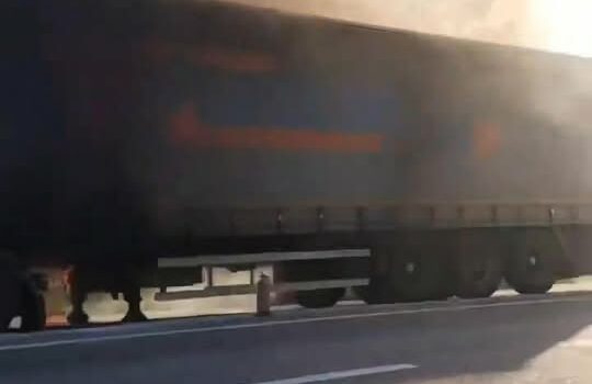 Incêndio rodoviário no IC8 na Sertã consome camião