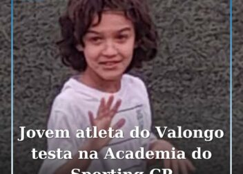 Jovem Atleta do Valongo de Castelo Branco testa na Academia do Sporting CP