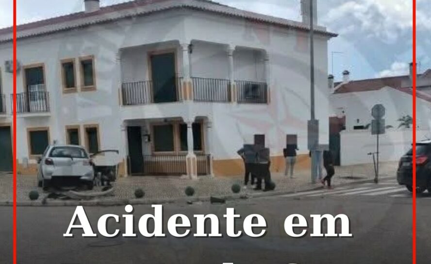 Mulher de 75 anos sofre ferimentos graves em colisão em Ponte de Sor