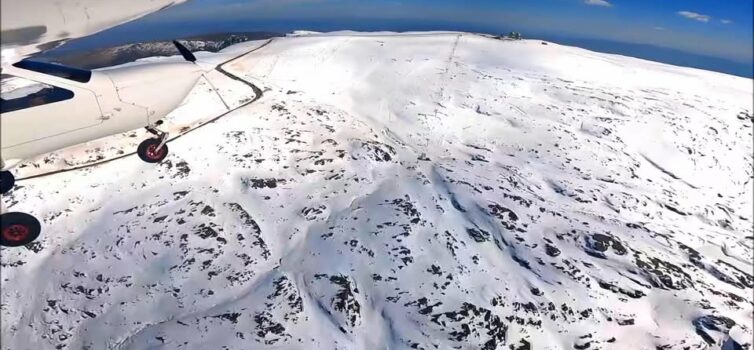 Neve na Serra da Estrela: Imagens aéreas capturam momento surreal