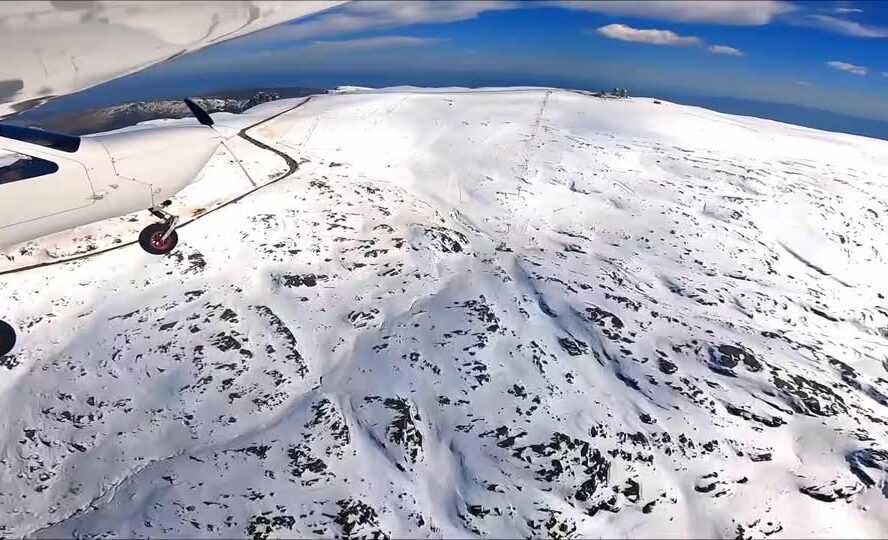 Neve na Serra da Estrela: Imagens aéreas capturam momento surreal