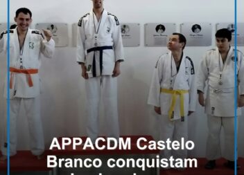 Os alunos e atletas da Escola de Judo Ana Hormigo participaram ontem na 9ª Taça