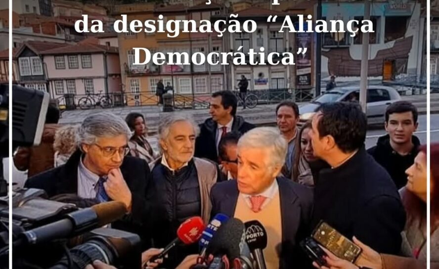 PPM ameaça impedir uso da designação "Aliança Democrática"