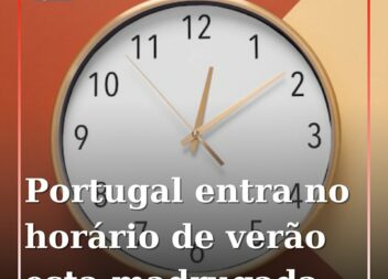 Portugal entra no horário de verão esta madrugada